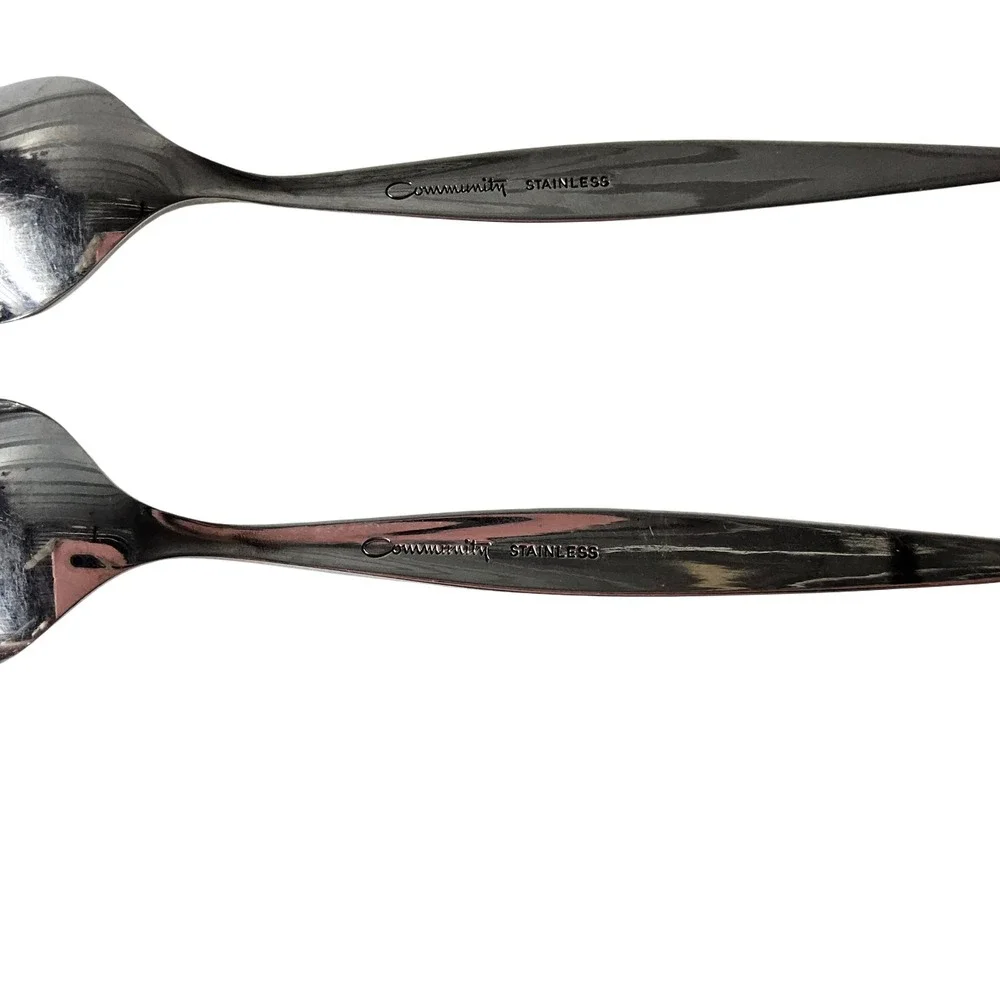 Vintage Oneida Community Venetia Stainless Steel Flatware Set 2 Pieces‎